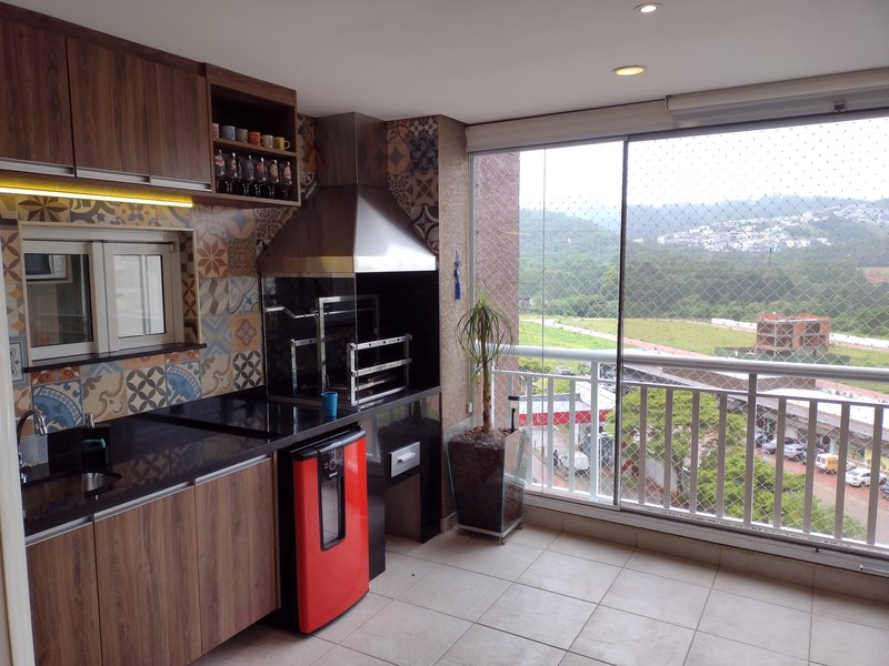 Apartamento para Alugar Com 3 Dormitórios E 1 Suíte 96 m² Por R$8.600,00- Alphaville Avenida dos Parques Santana de Parnaíba - 