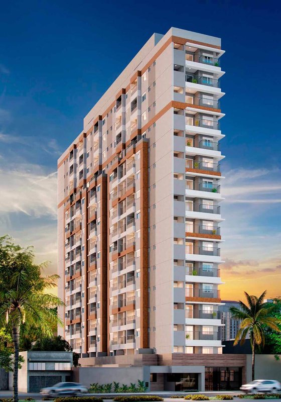 Apartamento Blend Santa Cecília - NR 2 dormitórios 44m² das Palmeiras São Paulo - 