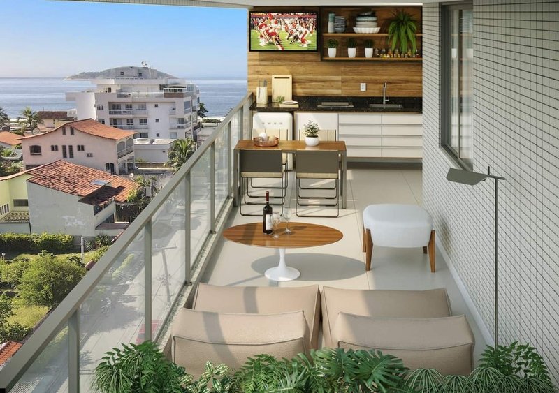 Apartamento Mare Blu Residenza 109m² 3D Doutor Celso Dias Gomes Niterói - 