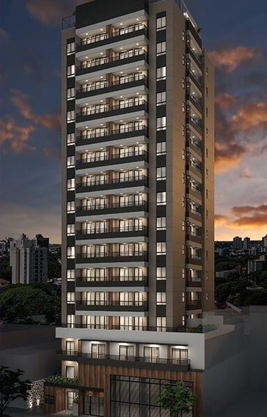 Apartamento Folks Vila Mariana - Residencial 2 dormitórios 37m² Cubatão São Paulo - 
