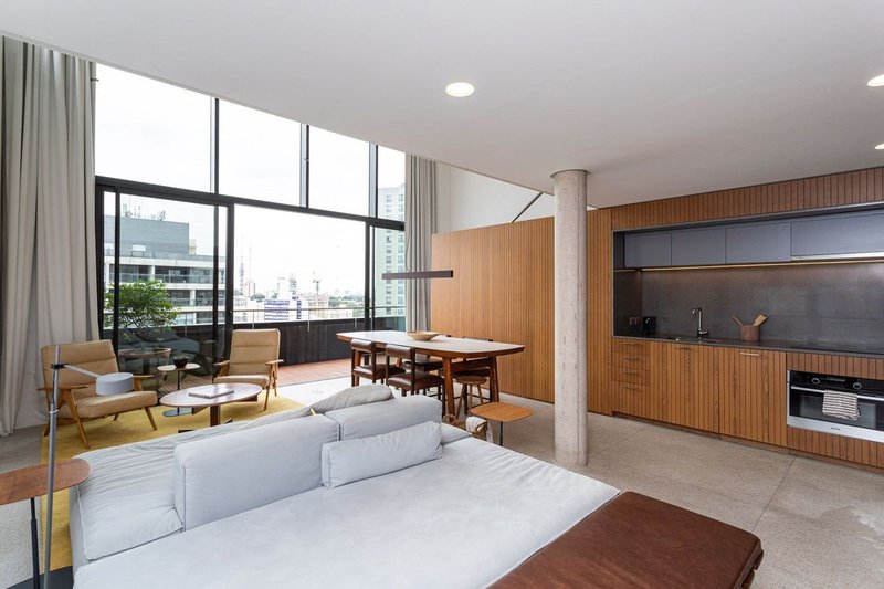 Apartamento de 107m², 1 quarto em Vila Madalena Rua Harmonia São Paulo - 