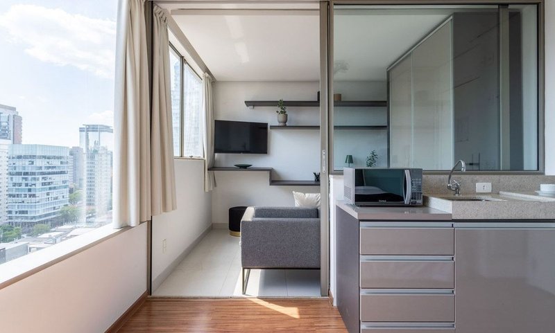 Apartamento de 30m², 1 quarto em Itaim Bibi Rua Coronel Joaquim Ferreira Lobo São Paulo - 