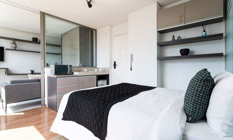 Apartamento de 30m², 1 quarto em Itaim Bibi Rua Coronel Joaquim Ferreira Lobo São Paulo - 