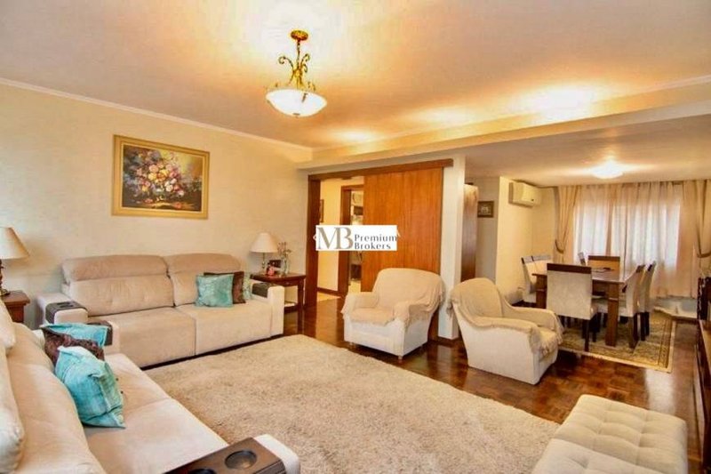 R$ 890.000 - BELO APARTAMENTO - SEMIMOBILIADO - 162M2 - 3 DORM - LAREIRA - 2 VAGAS - Porto Alegre - 