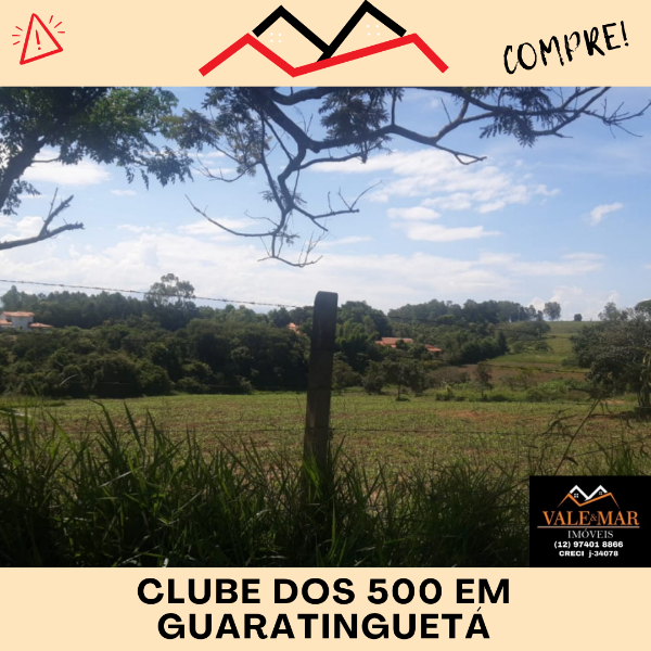 Terreno 5000m² Clube Dos 500 Guaratingueta/SP - Guaratinguetá - 