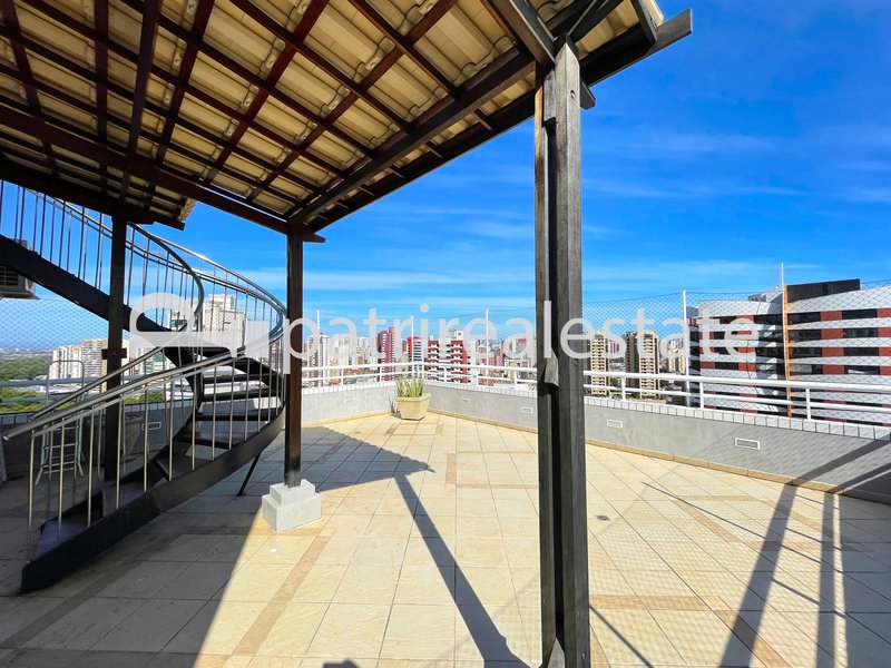 Cobertura duplex 3 quartos 4 banheiros deck e Piscina privativa 3 vagas Cocó Fortaleza CE Rua Doutor Gilberto Studart Fortaleza - 