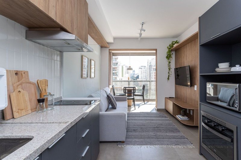 Apartamento de 38m², 1 quarto em Pinheiros Rua Alves Guimarães São Paulo - 