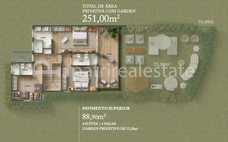 Casa em Condomínio fechado 4 suítes 5 WC 4 Vagas R$ 2.290.000 Porto Das Dunas Aquiraz CE Av. Litorânea - Lot. Parque das Fontes Aquiraz - 
