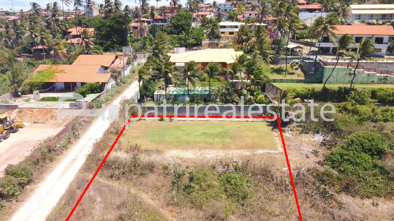 Terreno frente mar de 3.063,46 m² por R$ 1.090.000 - Prainha - Aquiraz - CE Av. Litoranea Beach-Park Prainha Aquiraz - 