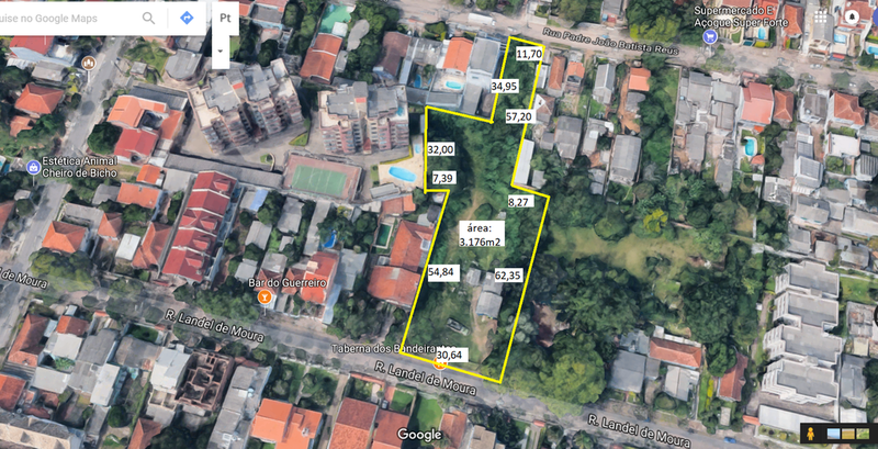 Terreno/Lote Residencial TLDM 1595 Terreno 3.100m² Landel de Moura Porto Alegre - 