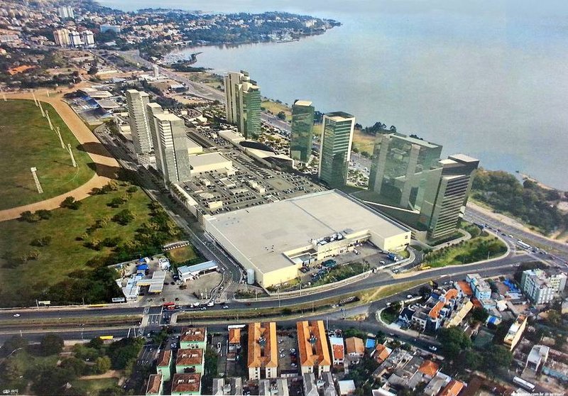 R$ 850.000 - BARRA SHOPPING SUL - DIAMOND TOWER - SALA ALTO PADRÃO - 87M2 - 1 VAGA Avenida Diário de Notícias Porto Alegre - 