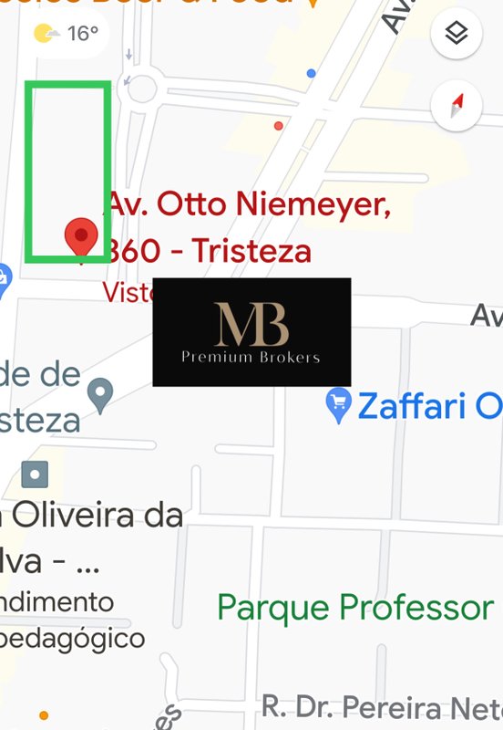 R$ 1.590.000 - DOIS ESPETACULARES TERRENOS - 700M2 - ÁREA RESIDENCIAL E COMERCIAL Avenida Otto Niemeyer Porto Alegre - 