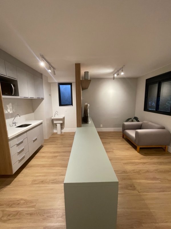 Apartamento á venda 1 Quarto Campo Grande - R$ 360 mil Rua Galeno de Castro São Paulo - 