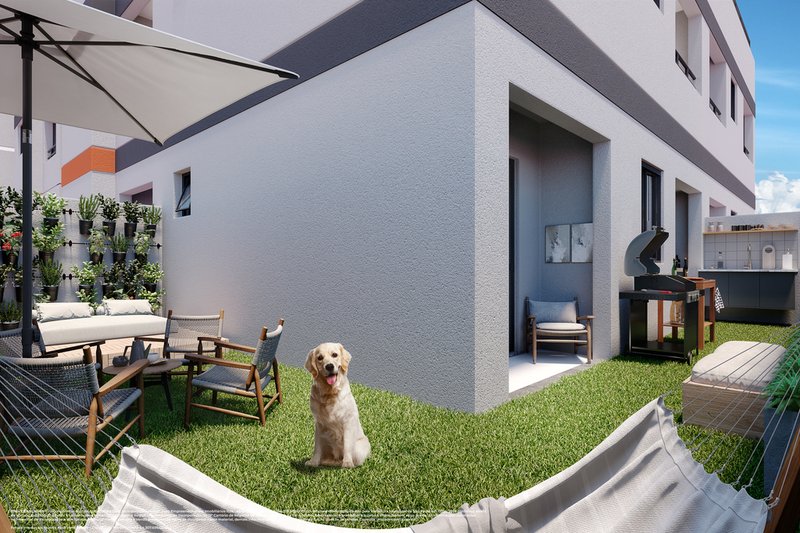 Apartamento Mundo Apto Campo Belo - Residencial 2 dormitórios 34m² Galileu São Paulo - Garden canto