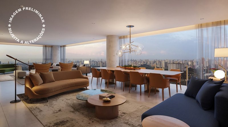 Apartamento Park Avenue - Residencial 3 suítes 240m² República do Líbano São Paulo - 