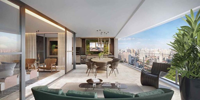Apartamento de Luxo em Moema - 4 suítes 277m² Achilles Masetti São Paulo - 