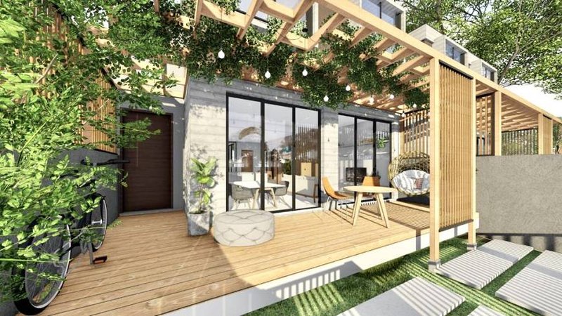 R$ 949.000 - LINDÍSSIMOS SOBRADOS EM GAROPABA - 135M2 - 4 DORM. - DORM. TÉRREO - 2 VAGAS Rua Pinguirito  Garopaba - 