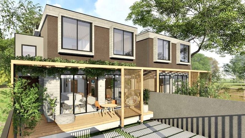 R$ 949.000 - LINDÍSSIMOS SOBRADOS EM GAROPABA - 135M2 - 4 DORM. - DORM. TÉRREO - 2 VAGAS Rua Pinguirito  Garopaba - 