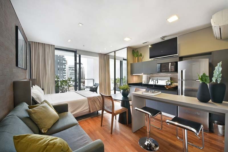 Apartamento á venda 1 quartos, Vila Olímpia - R$ 980 mil Rua Elvira Ferraz São Paulo - 