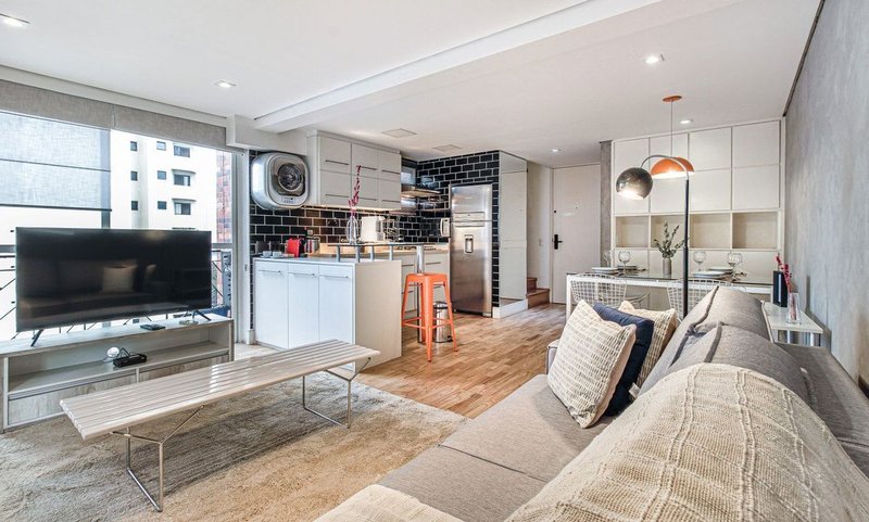 Apartamento duplex de 68m², 1 quarto em Vila Nova Conceição Rua Visconde da Luz São Paulo - 