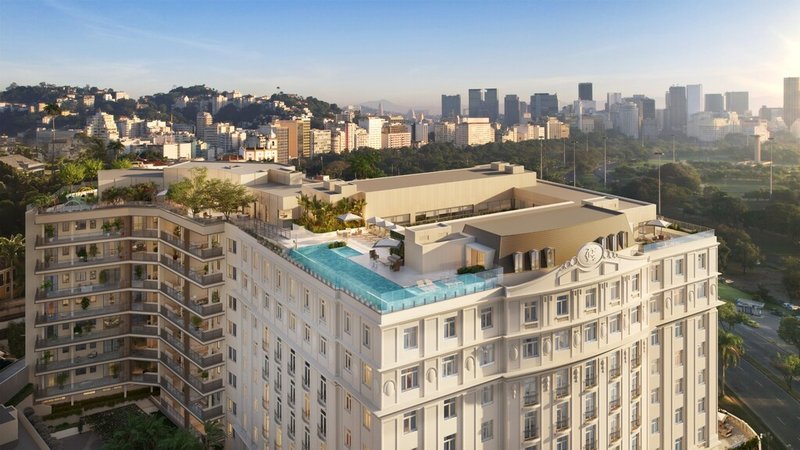 Apartamento Glória Residencial Histórico I - Residencial 3 suítes 131m² do Russel Rio de Janeiro - 