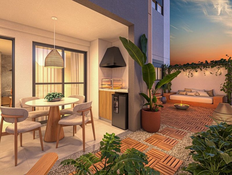 Apartamento Bios Veleiros 2 dormitórios 47m² Doutor Brasílio Machado Neto São Paulo - Terraco