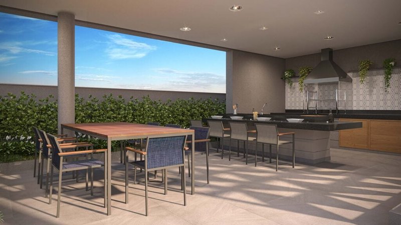 Apartamento Bios Veleiros 2 dormitórios 47m² Doutor Brasílio Machado Neto São Paulo - Churrasqueira