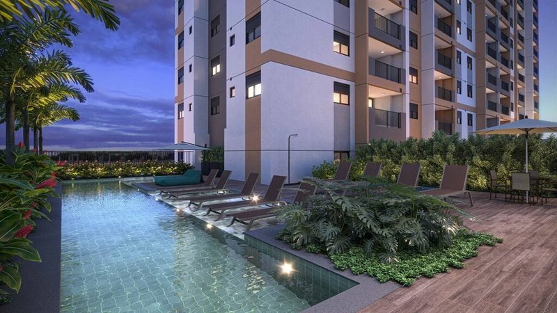 Apartamento Bios Veleiros 2 dormitórios 47m² Doutor Brasílio Machado Neto São Paulo - Piscina