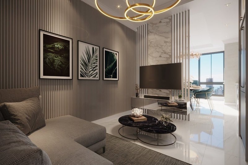 Apartamento Villa Esmeralda 1 suíte 61m² 406 B2 Itapema - 