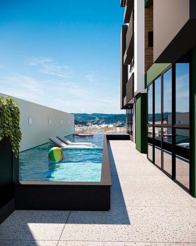 Apartamento St Hermès - Residencial 40m² 1D 402 B1 Itapema - 