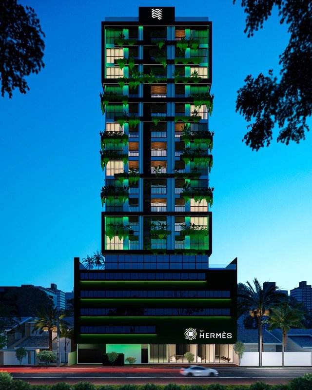 Apartamento St Hermès - Residencial 60m² 2D 402 B1 Itapema - 