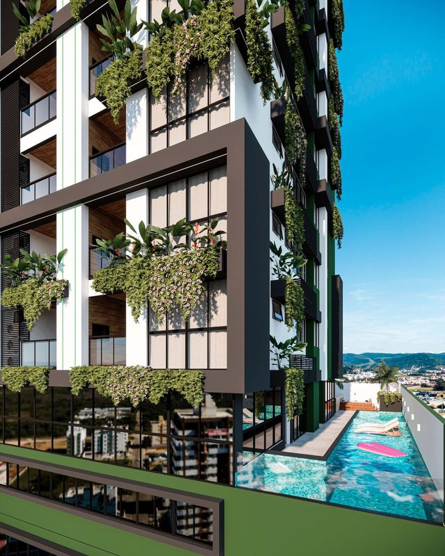 Apartamento St Hermès - Residencial 47m² 1D 402 B1 Itapema - 
