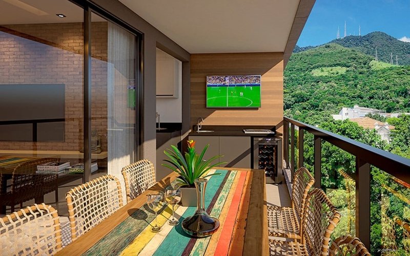 Cobertura Horizontal Terrazas - Residencial 1 suíte 75m² Conde de Bonfim Rio de Janeiro - 