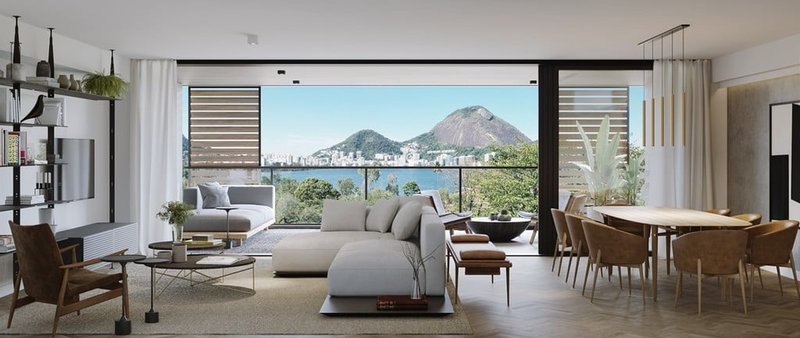 Apartamento OKA Residence Lagoa 3 suítes 165m² Borges de Medeiros Rio de Janeiro - 