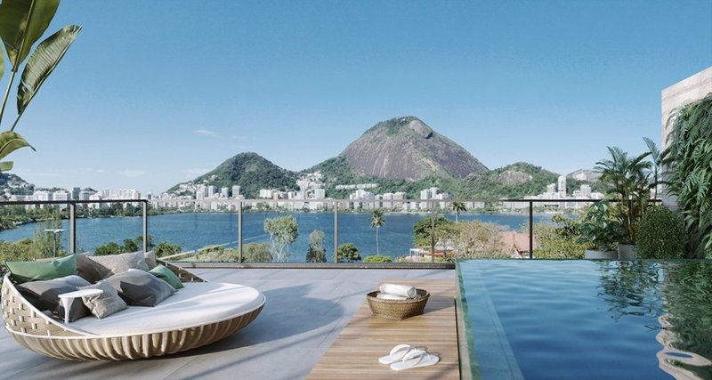 Apartamento OKA Residence Lagoa 3 suítes 165m² Borges de Medeiros Rio de Janeiro - 