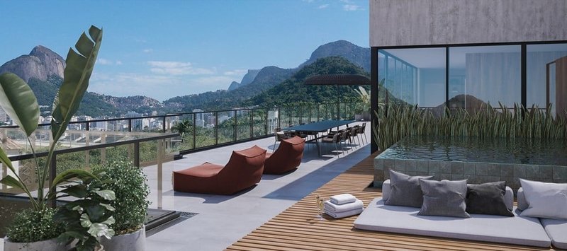 Apartamento OKA Residence Lagoa 3 suítes 183m² Borges de Medeiros Rio de Janeiro - 