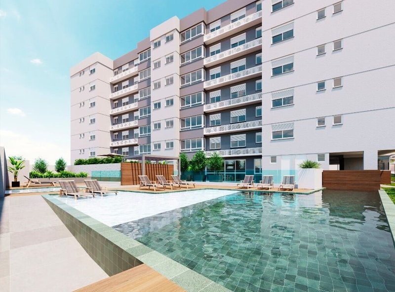 Apartamento Curaçao Acqua Home 1 suíte 70m² Edmundo Bastian Porto Alegre - 