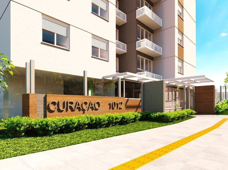 Apartamento Curaçao Acqua Home 1 suíte 90m² Edmundo Bastian Porto Alegre - 