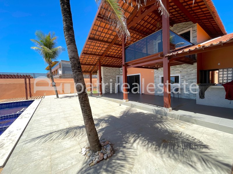 Casa com piscina pé na areia de 210 m² e terreno de 1275 m² 4 suites 5 wc 8 vagas Taiba CE - SAO GONCALO DO AMARANTE - 