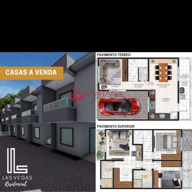 Casa 3 dormitórios 1 suíte 124m² 1 vaga Ipitanga Lauro de Freitas/BA (INDISPONÍVEL) Rua Conselheiro Menandro Minahin Lauro de Freitas - 