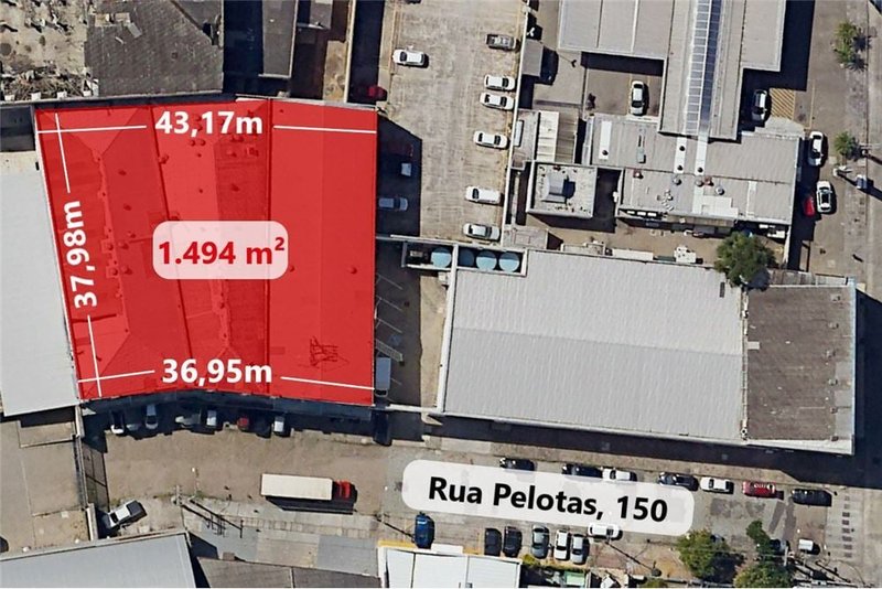 Prédio comercial com 2.800m² Pelotas Porto Alegre - 