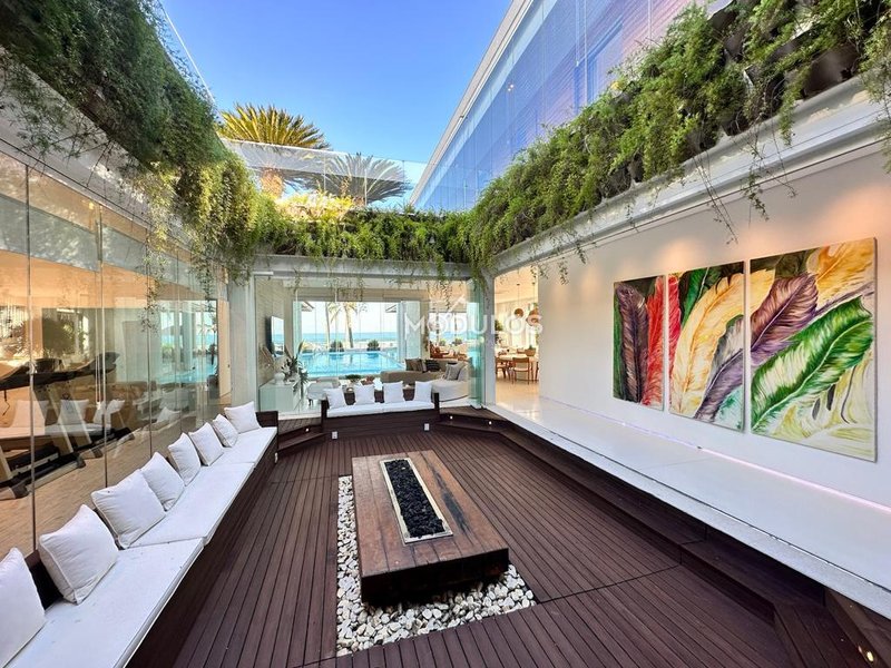 Mansão beira mar cinematográfica  à venda, 06 suítes, 1120 m² por R$ 38.000.000 Alameda Jatais Bertioga - 