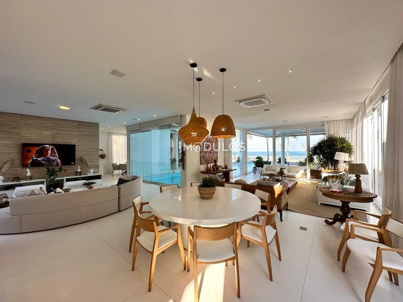 Mansão beira mar cinematográfica  à venda, 06 suítes, 1120 m² por R$ 38.000.000 Alameda Jatais Bertioga - 