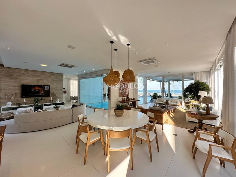 Mansão beira mar cinematográfica  à venda, 06 suítes, 1120 m² por R$ 38.000.000 Alameda Jatais Bertioga - 