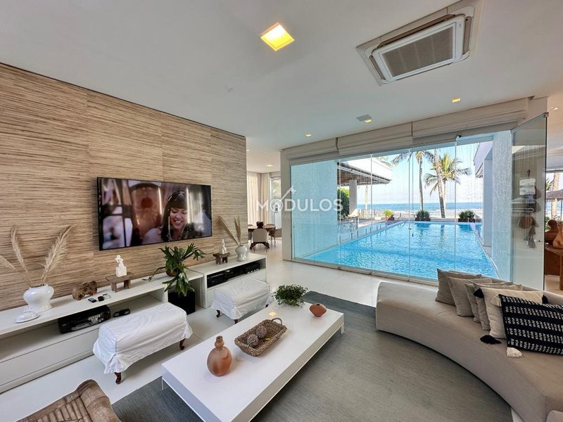 Mansão beira mar cinematográfica  à venda, 06 suítes, 1120 m² por R$ 38.000.000 Alameda Jatais Bertioga - 