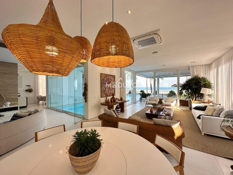 Mansão beira mar cinematográfica  à venda, 06 suítes, 1120 m² por R$ 38.000.000 Alameda Jatais Bertioga - 