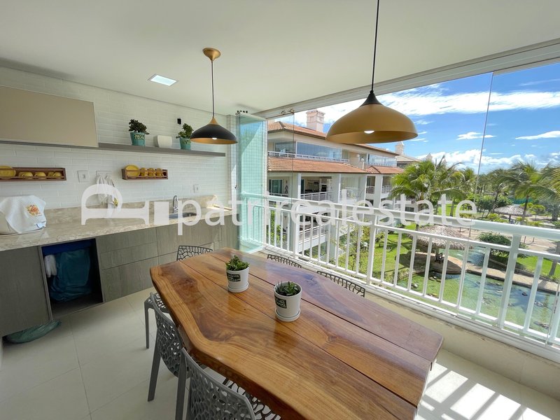 Apartamento 115 m² mobiliado no Golf Ville 3 Suítes 4 Banheiros 2 vagas Porto das Dunas CE Av. Oceano Indico Aquiraz - 