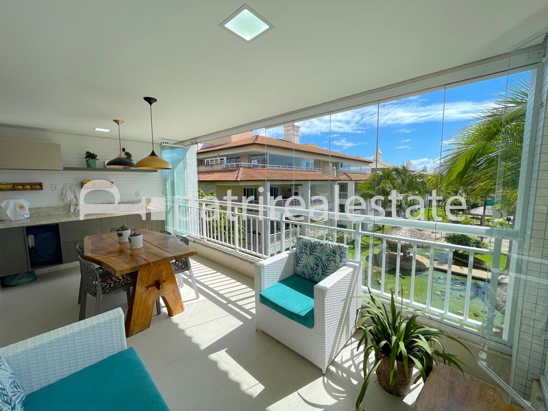 Apartamento 115 m² mobiliado no Golf Ville 3 Suítes 4 Banheiros 2 vagas Porto das Dunas CE Av. Oceano Indico Aquiraz - 