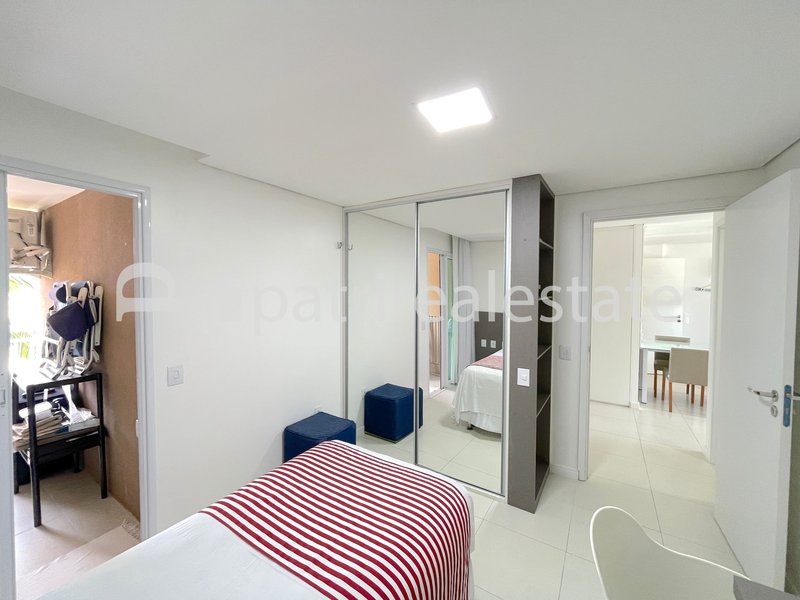 Apartamento 115 m² mobiliado no Golf Ville 3 Suítes 4 Banheiros 2 vagas Porto das Dunas CE Av. Oceano Indico Aquiraz - 