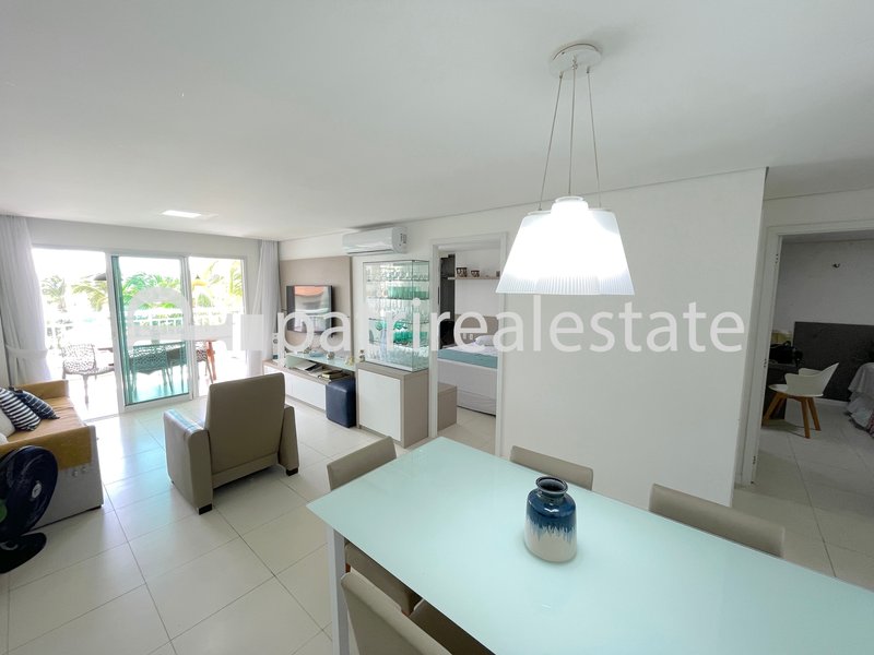 Apartamento 115 m² mobiliado no Golf Ville 3 Suítes 4 Banheiros 2 vagas Porto das Dunas CE Av. Oceano Indico Aquiraz - 